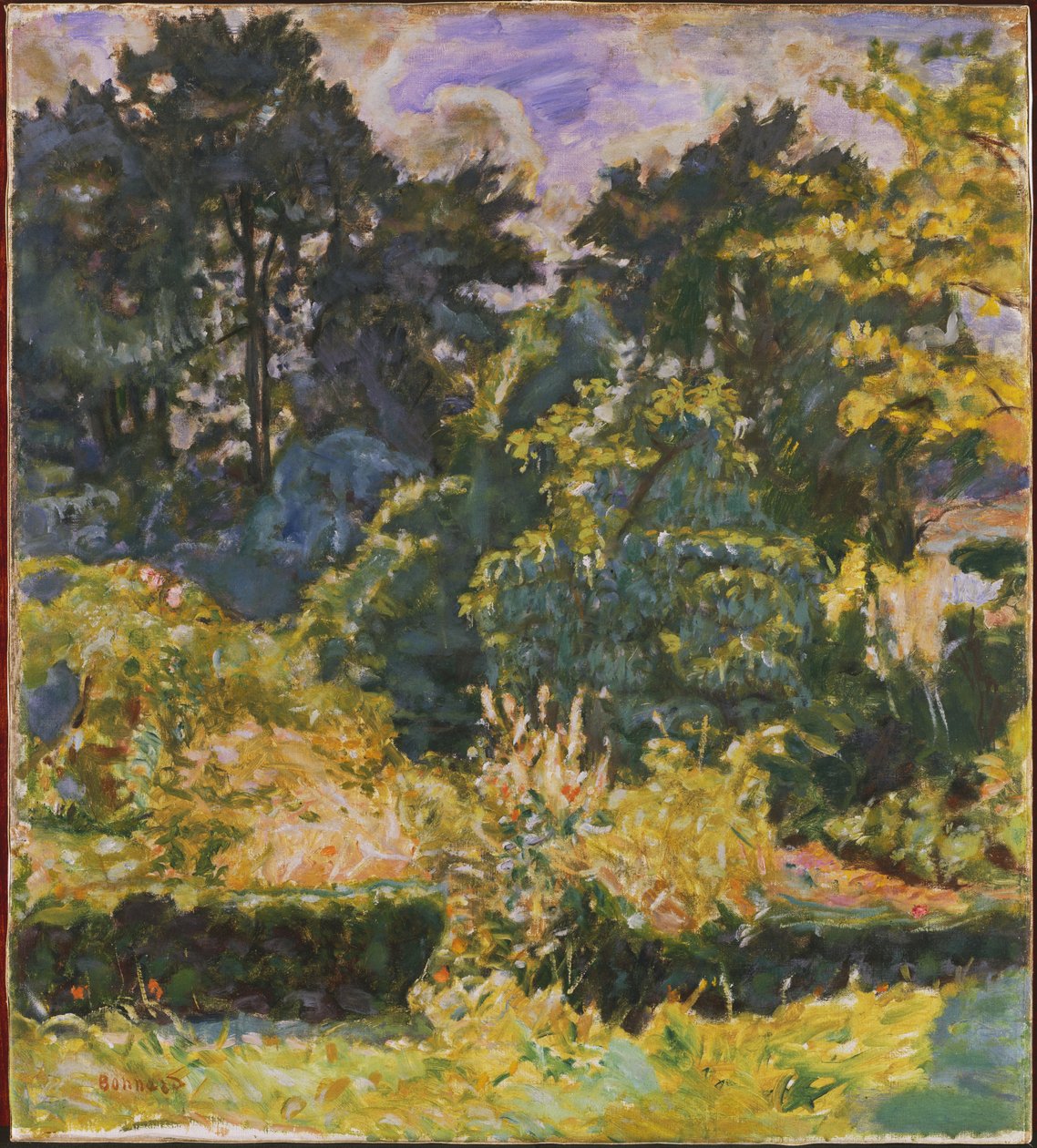 Lasy latem autorstwa Pierre Bonnard