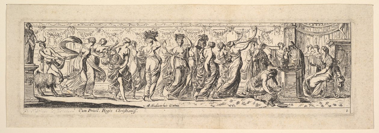 Bachnal, 1615-42. autorstwa Pierre Brebiette