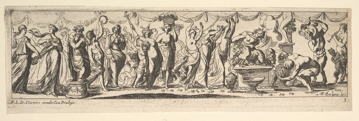 Bachnal, 1615-42. autorstwa Pierre Brebiette