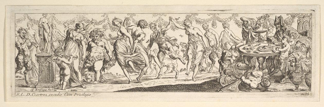 Bachnal, 1615-42. autorstwa Pierre Brebiette