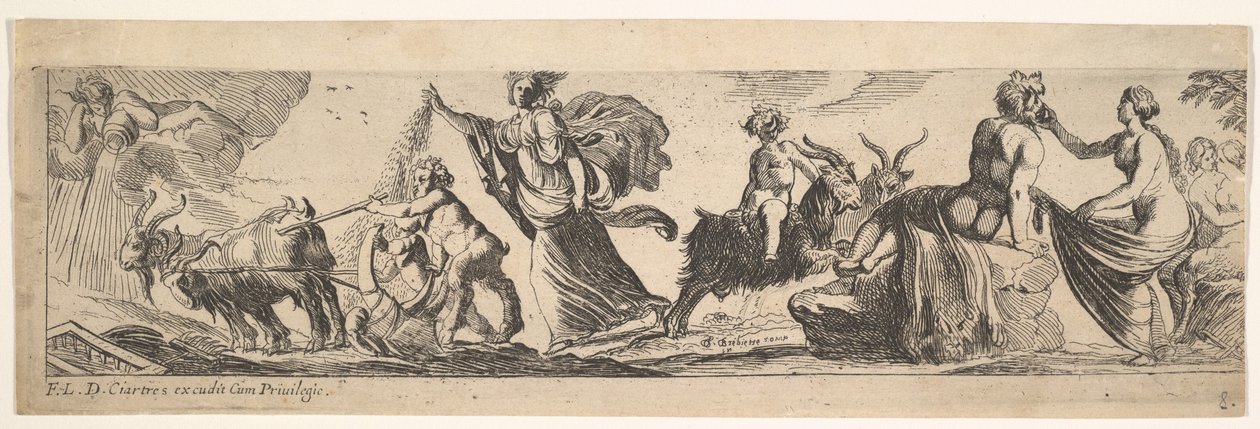 Bachnal, 1615-42. autorstwa Pierre Brebiette