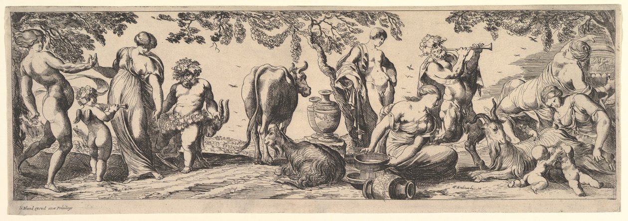 Bachnal, 1615-42. autorstwa Pierre Brebiette
