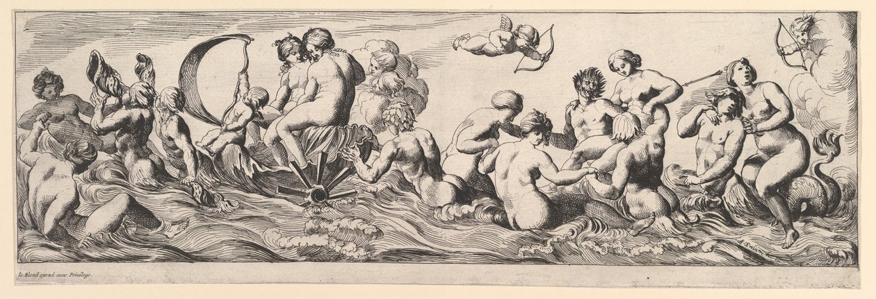 Bachanalia, XVII wiek. autorstwa Pierre Brebiette