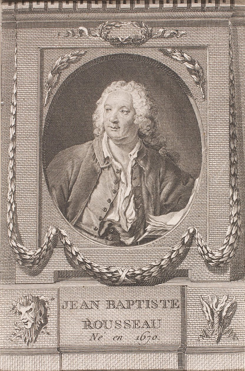 Jean Baptiste Rousseau autorstwa Pierre Dupin