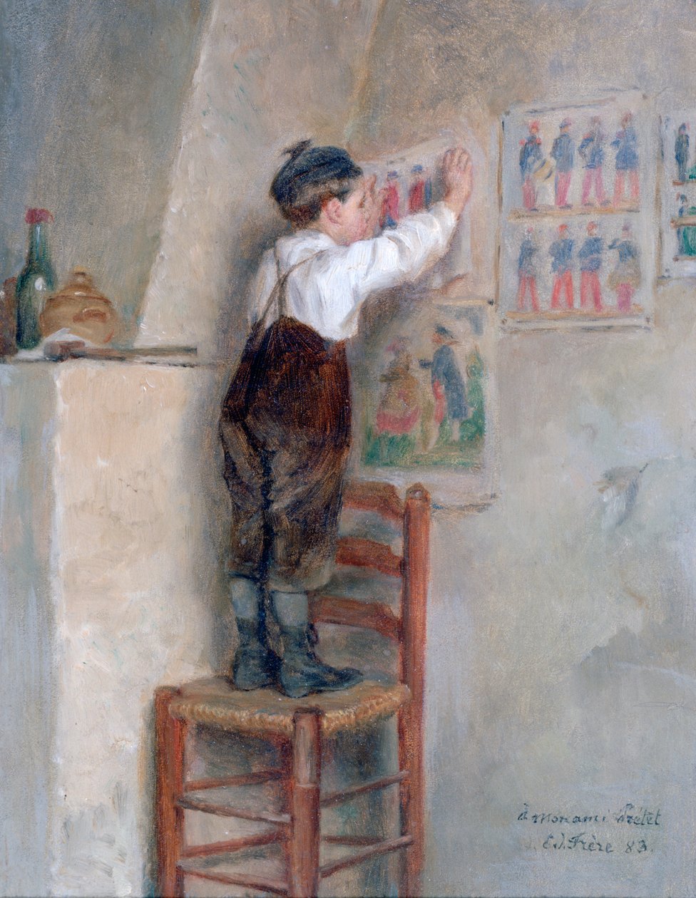 W klasie, 1883 autorstwa Pierre Edouard Frere