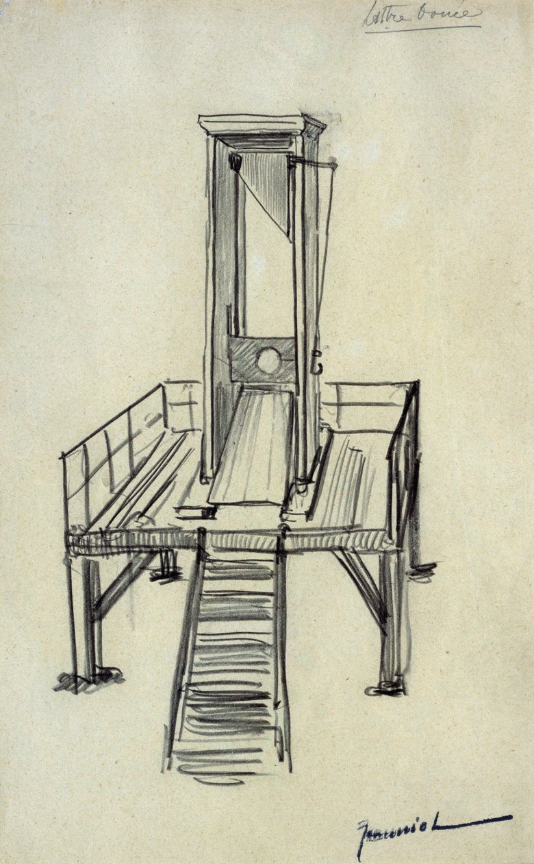 Gilotyna autorstwa Pierre Georges Jeanniot
