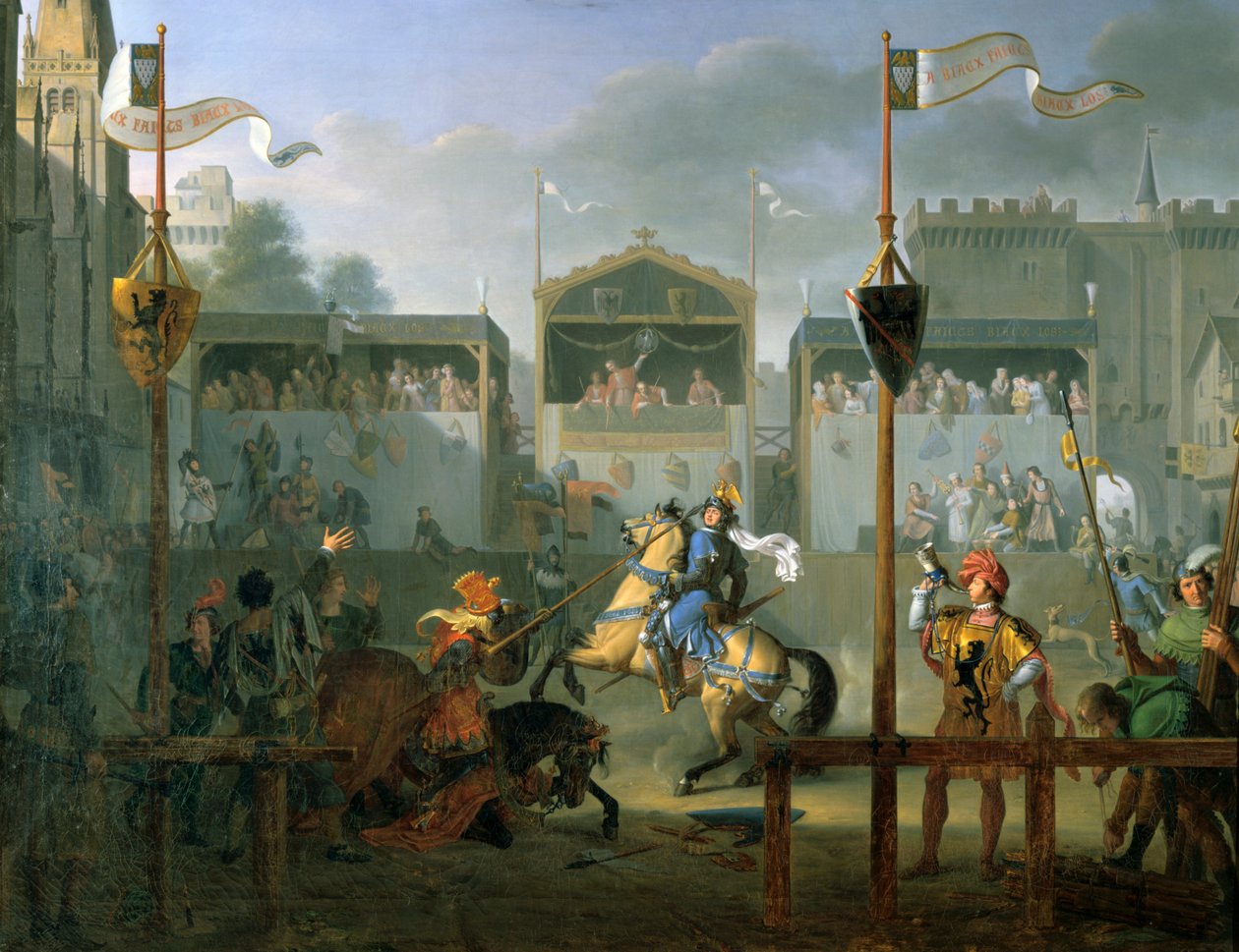 Turniej, 1812 autorstwa Pierre Henri Revoil