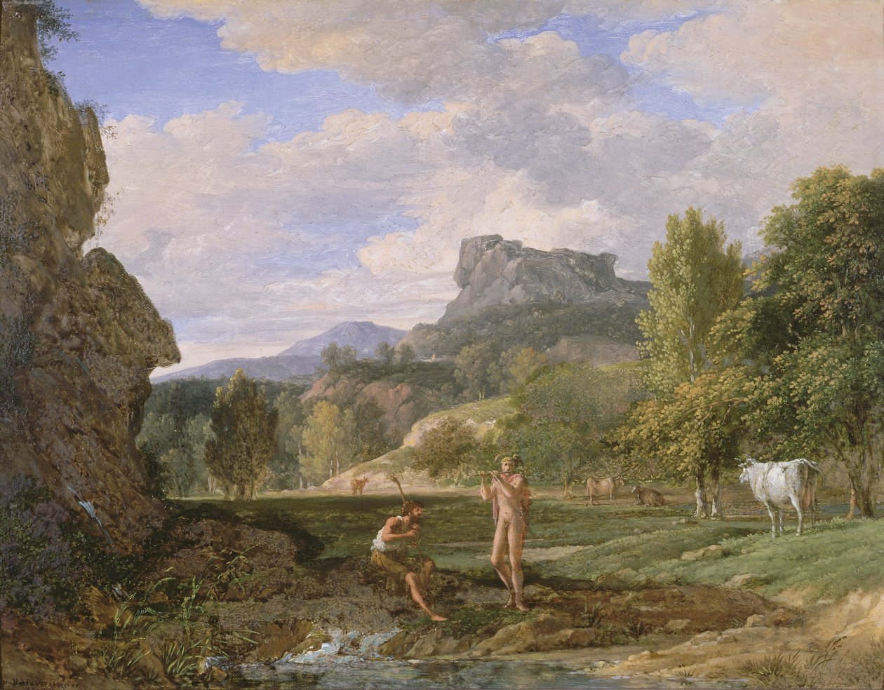 Mercury i Argus, 1793 autorstwa Pierre Henri de Valenciennes