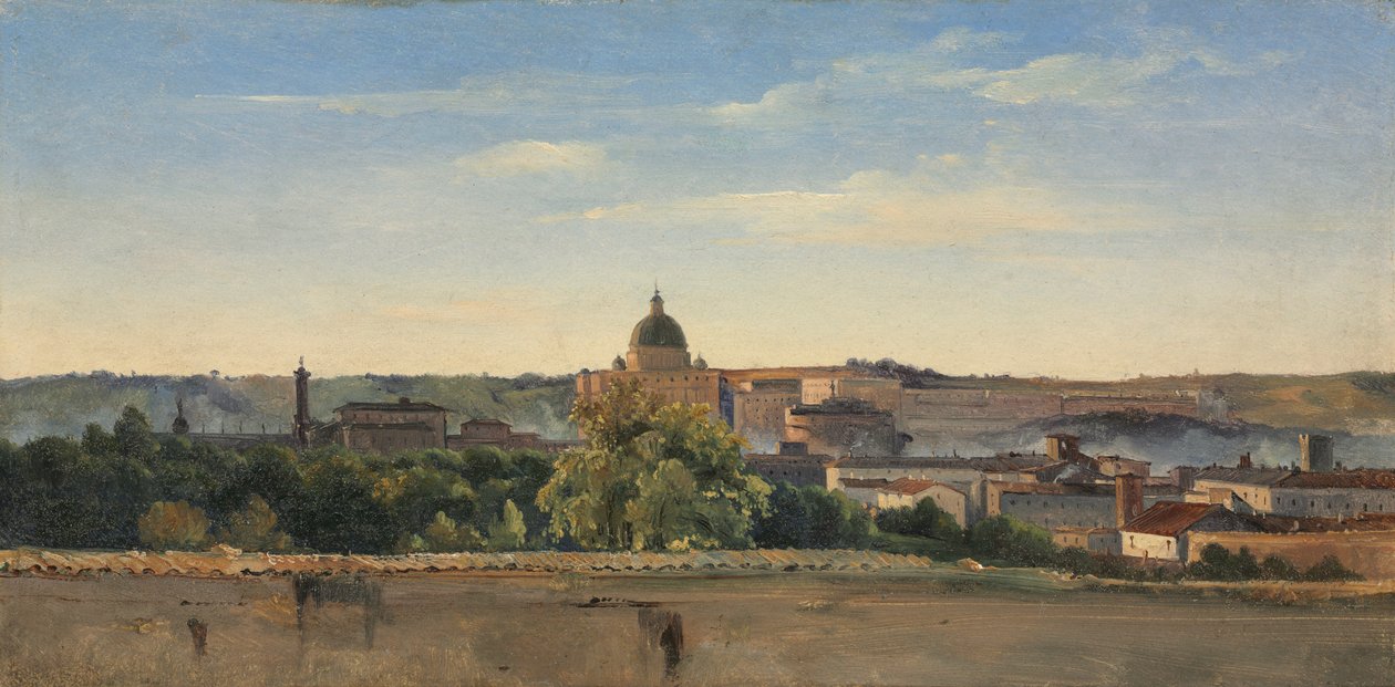 Widok na Rzym, ok. 1782-1784. autorstwa Pierre Henri de Valenciennes