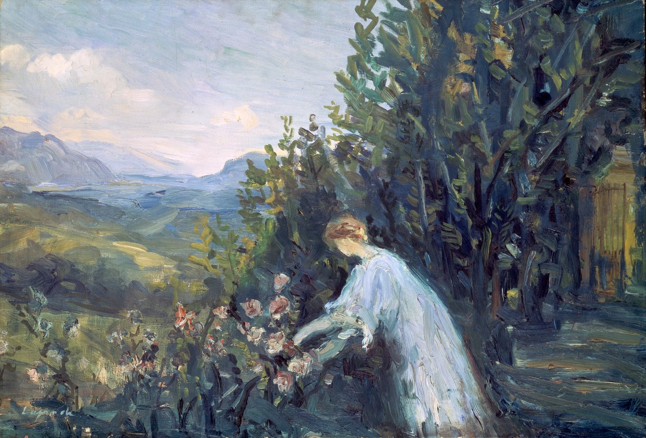 Pani w ogrodzie, 1909-1911. autorstwa Pierre Laprade