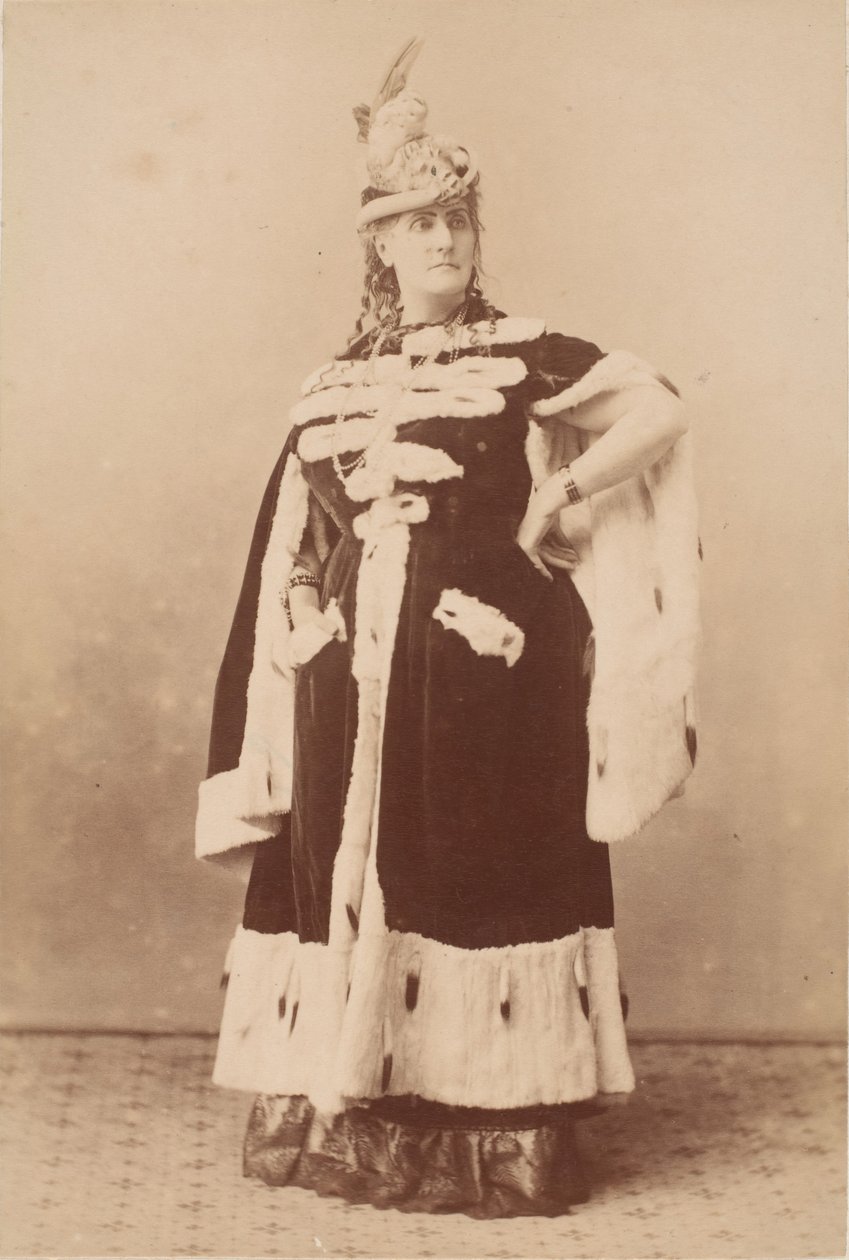 [La Comtesse w Gronostajowym Przylądku], lata 60. XIX wieku. autorstwa Pierre Louis Pierson