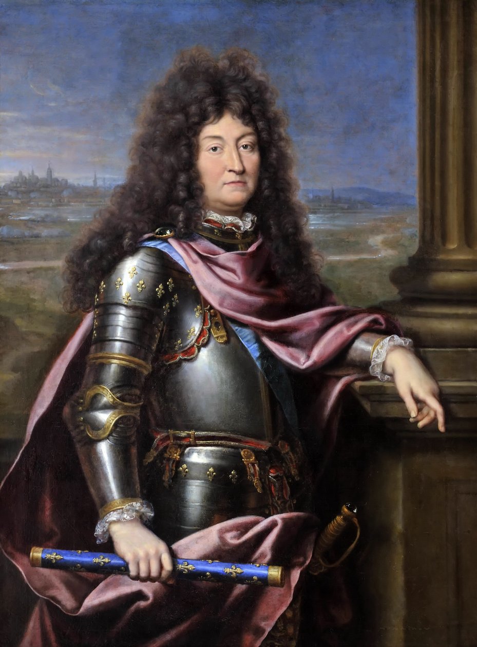 Ludwik XIV, król Francji 1638-1715 autorstwa Pierre Mignard