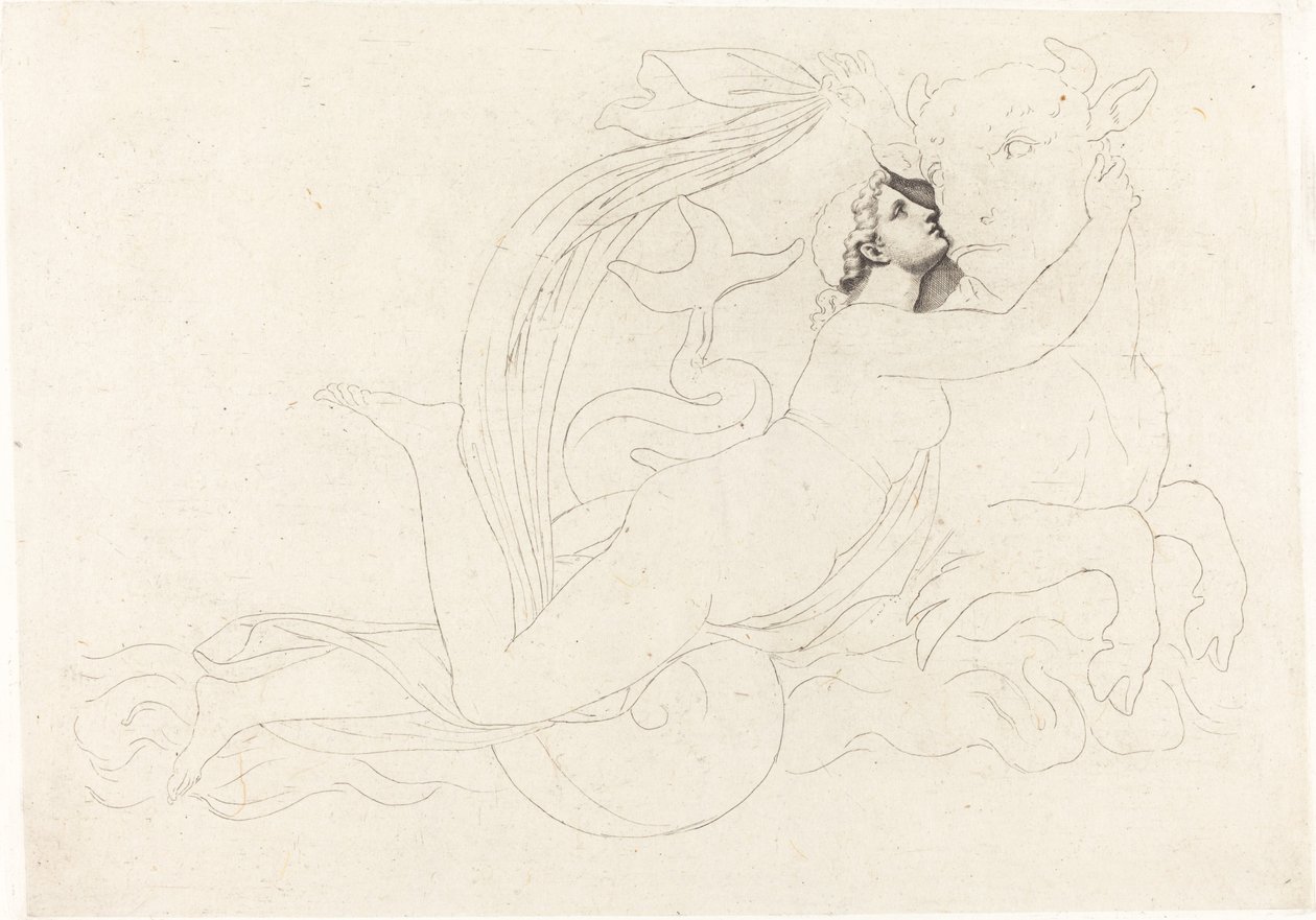 Gwałt Europy autorstwa Pierre Paul Prud