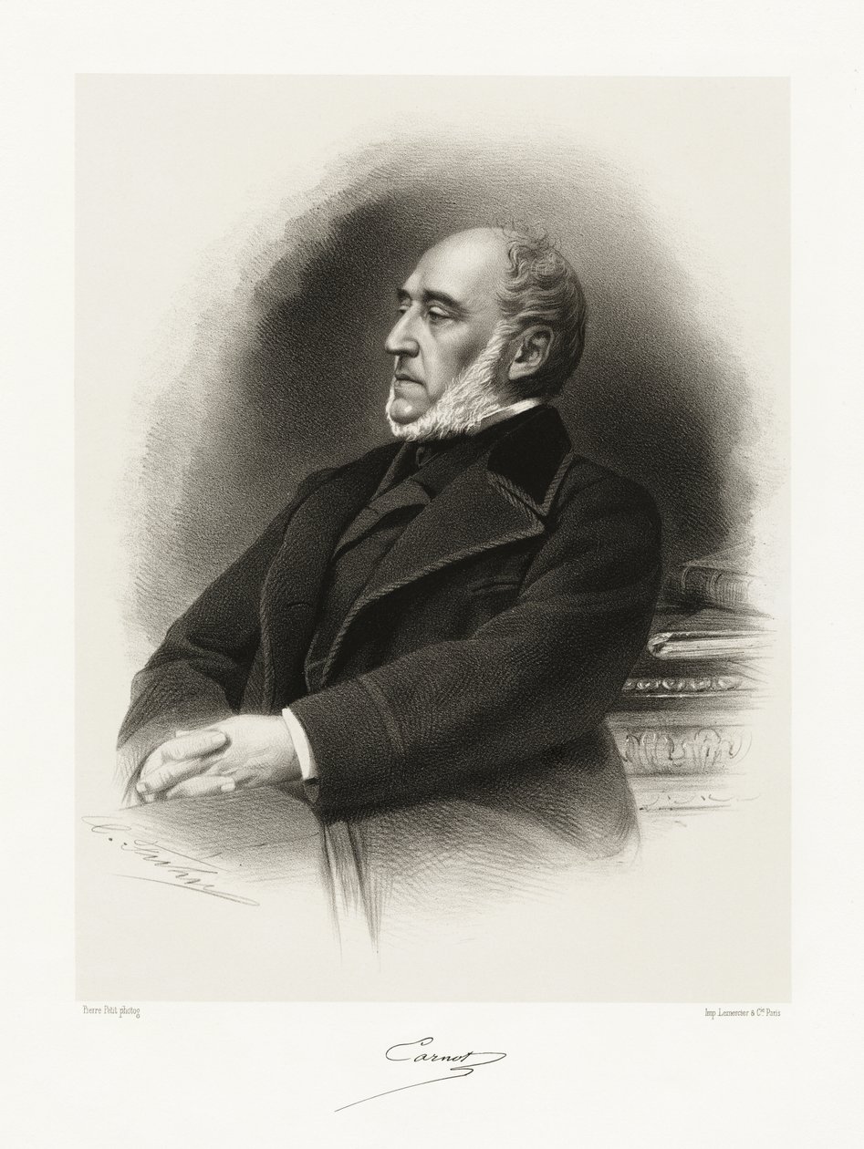 Lazare Hippolyte Carnot, 1865-66 autorstwa Pierre Petit