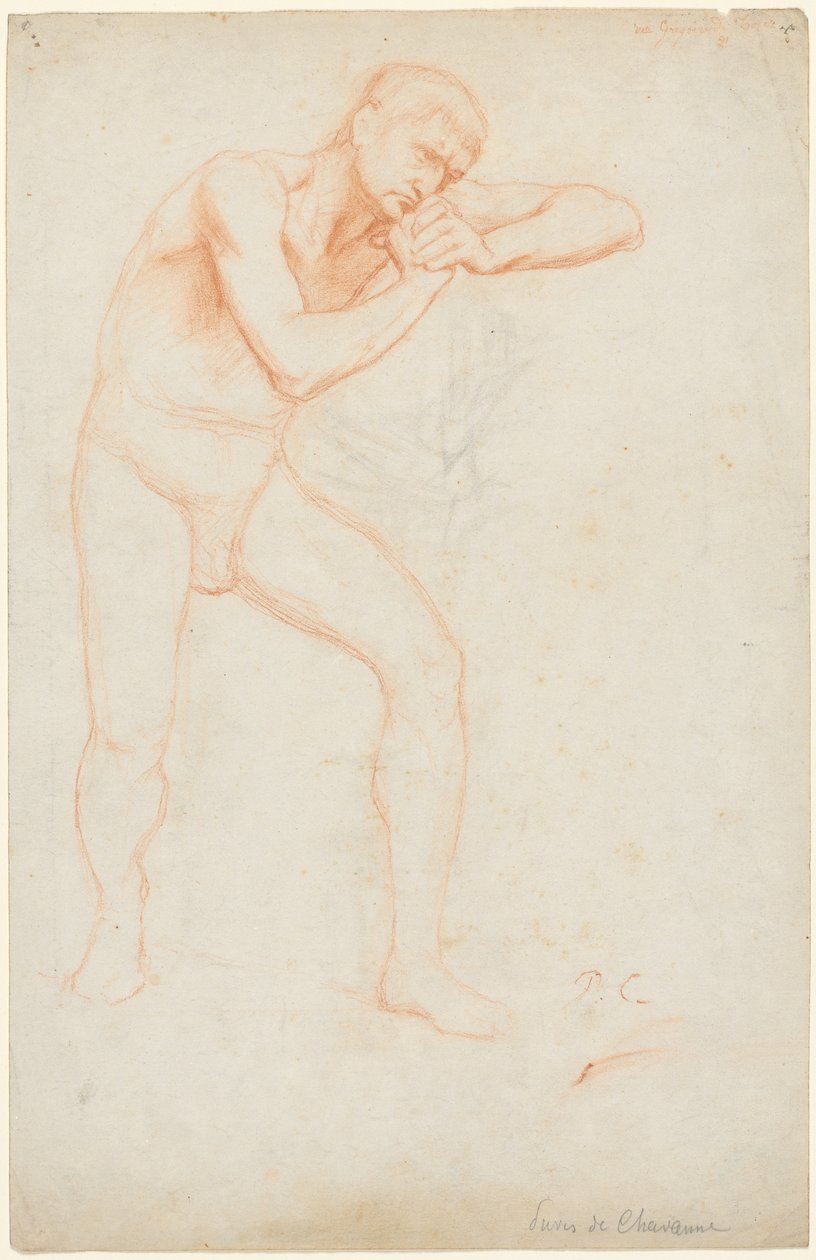 Akt męski, 1891. autorstwa Pierre Puvis de Chavannes