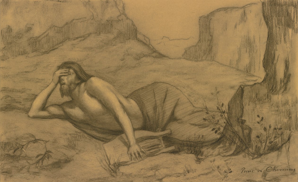 Orfeusz autorstwa Pierre Puvis de Chavannes