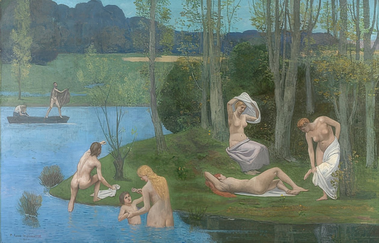 Lato. 1891 autorstwa Pierre Puvis de Chavannes