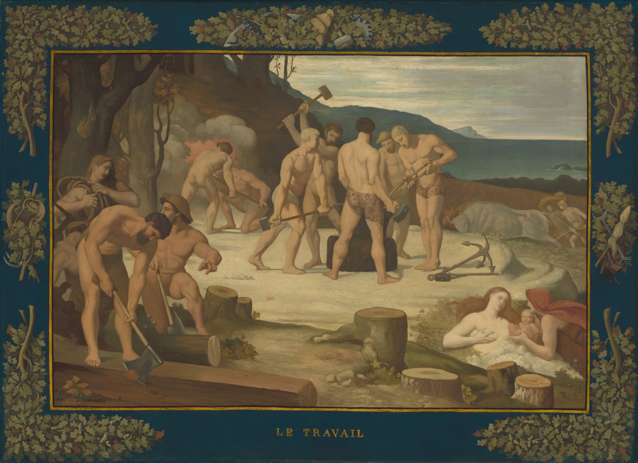 Praca autorstwa Pierre Puvis de Chavannes