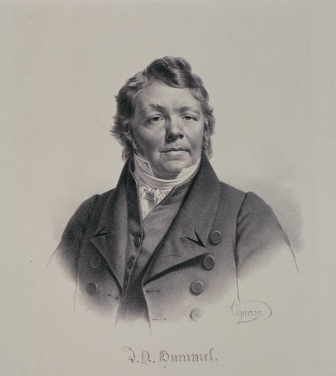Johann Nepomuk Hummel (1778-1837) autorstwa Pierre Roch Vigneron