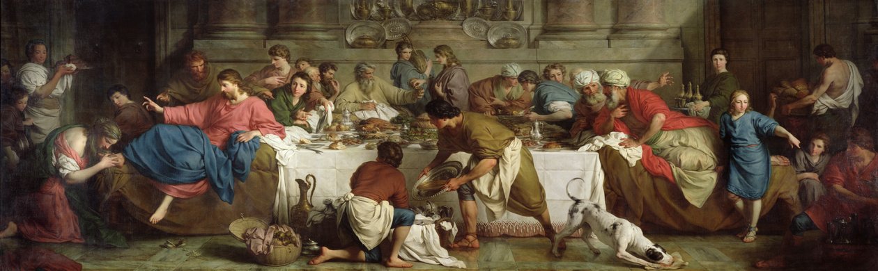 Kolacja w domu Simona, 1737 r. autorstwa Pierre Subleyras