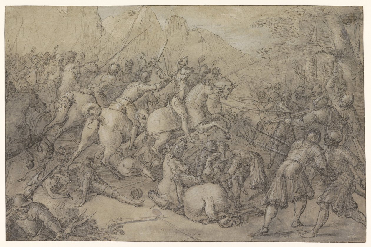 Bitwa autorstwa Pierre Woeiriot (II) (attributed to)