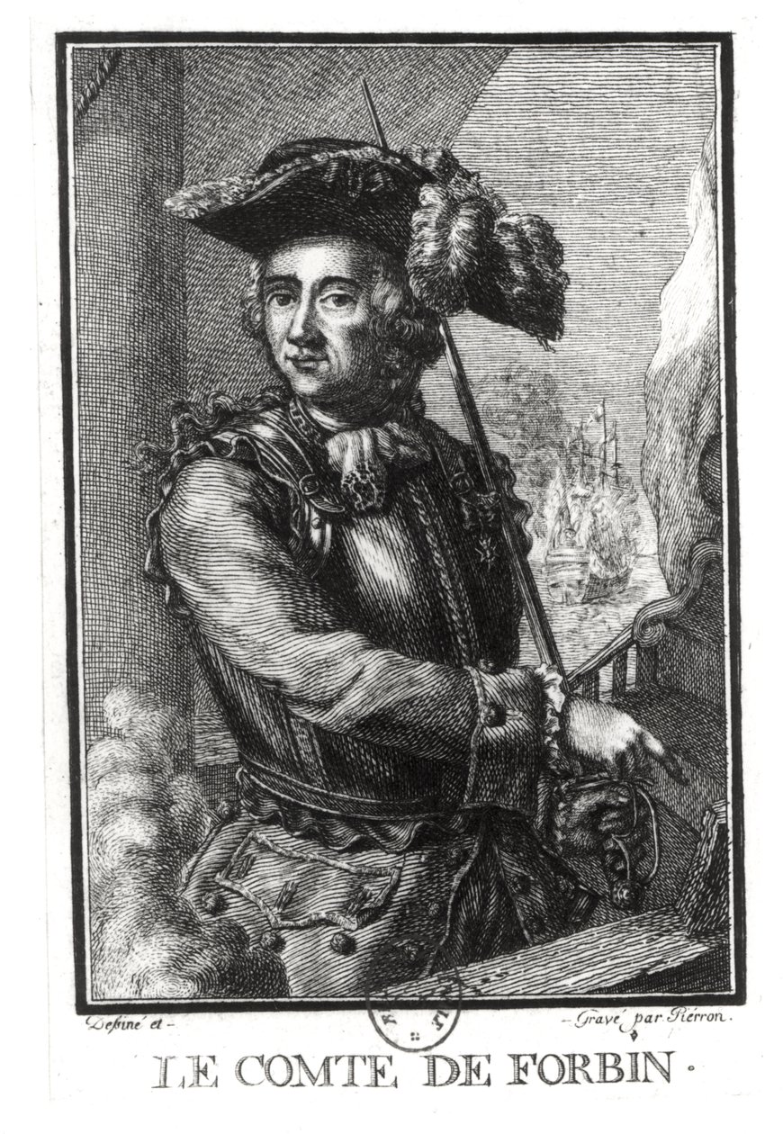 Hrabia Claude de Forbin (1656-1733) autorstwa Pierron