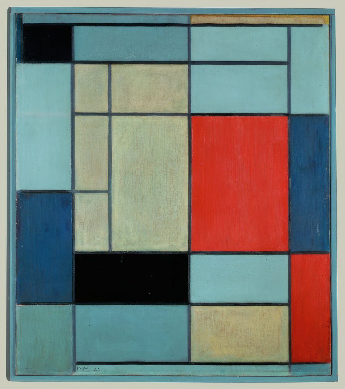 Kompozycja I autorstwa Piet Mondrian