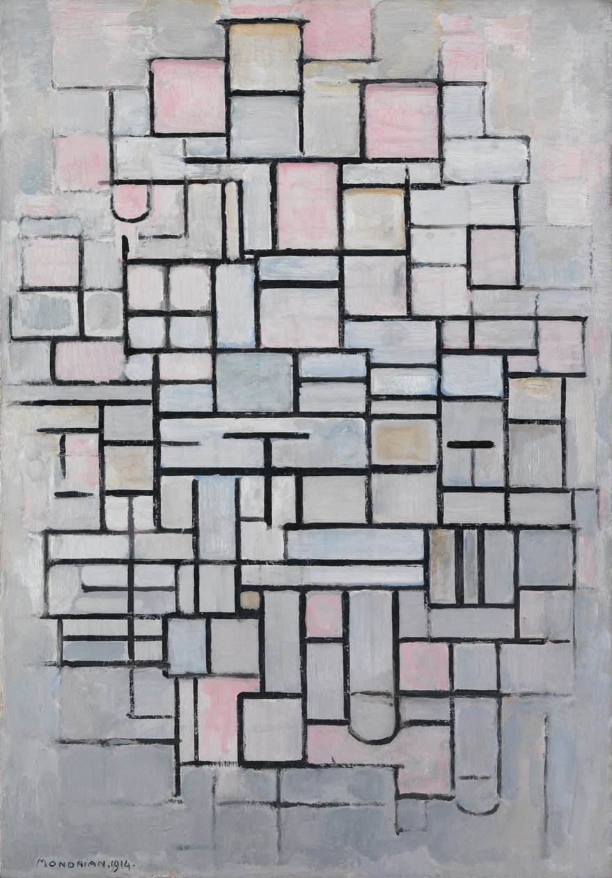 Kompozycja nr IV autorstwa Piet Mondrian