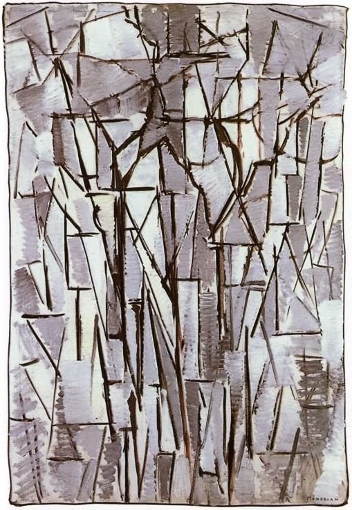 Drzewa kompozycyjne II autorstwa Piet Mondrian