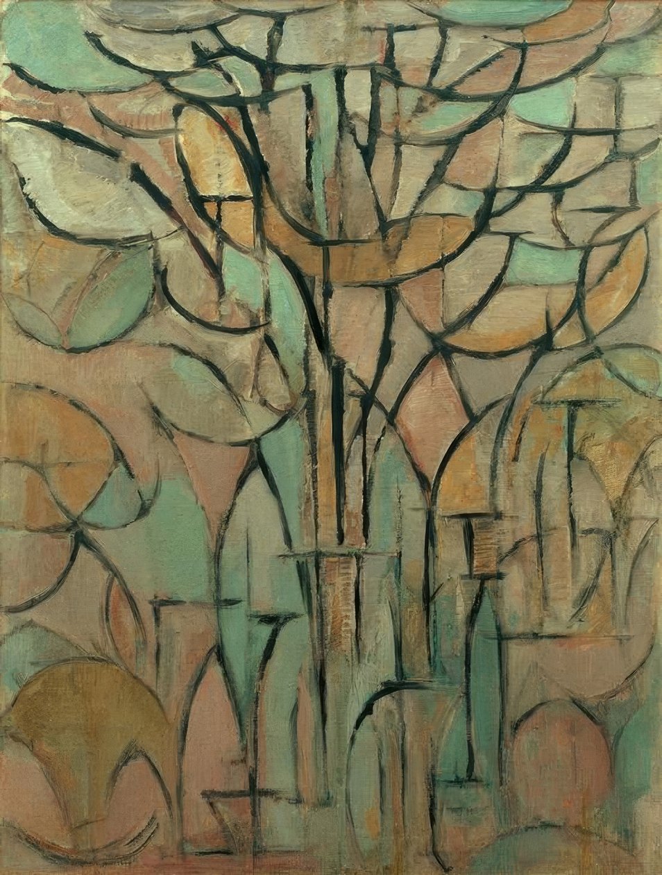 Drzewa autorstwa Piet Mondrian