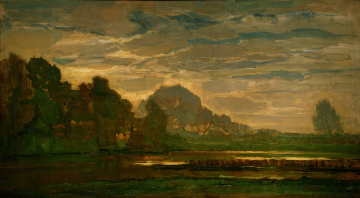 Zacumuj w Saasveld autorstwa Piet Mondrian