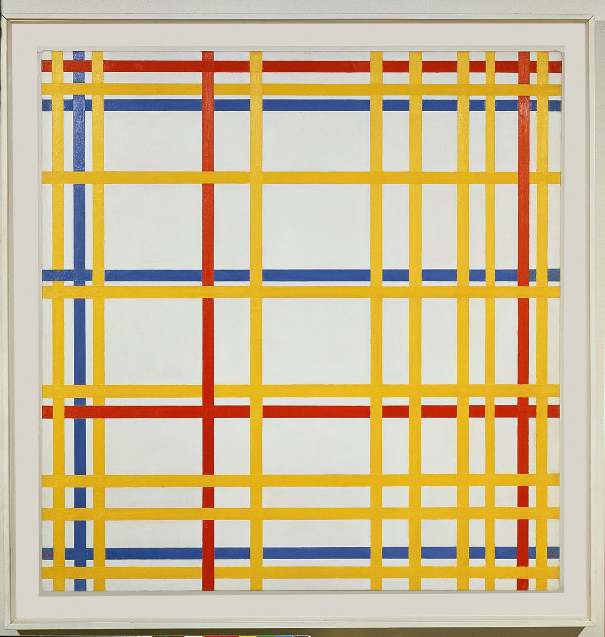 Nowy Jork, 1942 autorstwa Piet Mondrian
