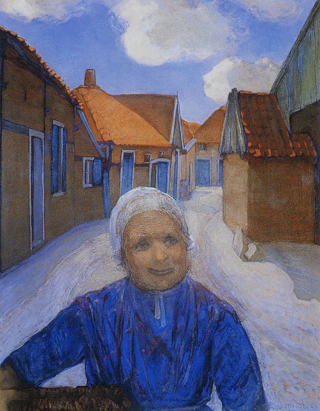Na Lappenbrink w Winterswijk autorstwa Piet Mondrian