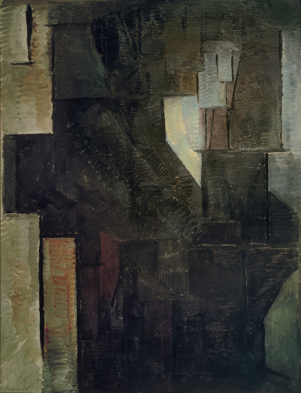 Portret damy autorstwa Piet Mondrian
