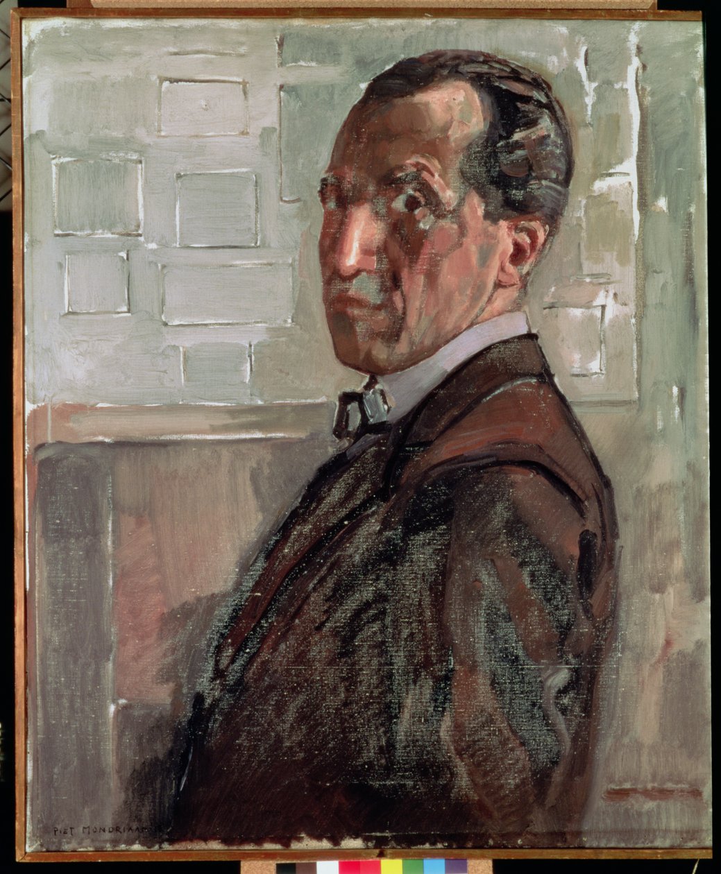 Autoportret, 1918 autorstwa Piet Mondrian
