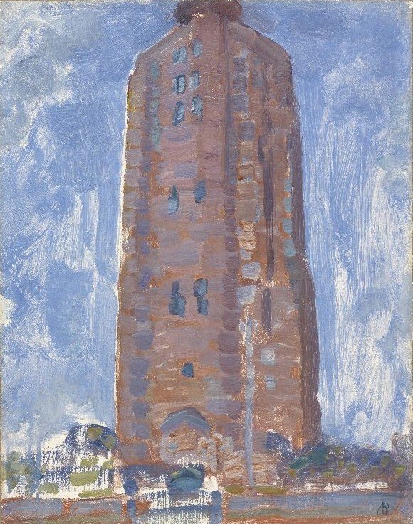 Latarnia morska w Westkapelle autorstwa Piet Mondrian
