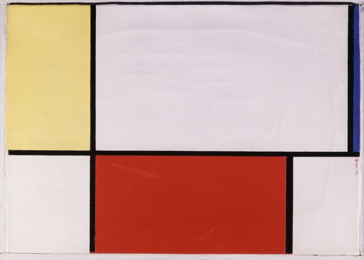 Kompozycja autorstwa Piet Mondrian