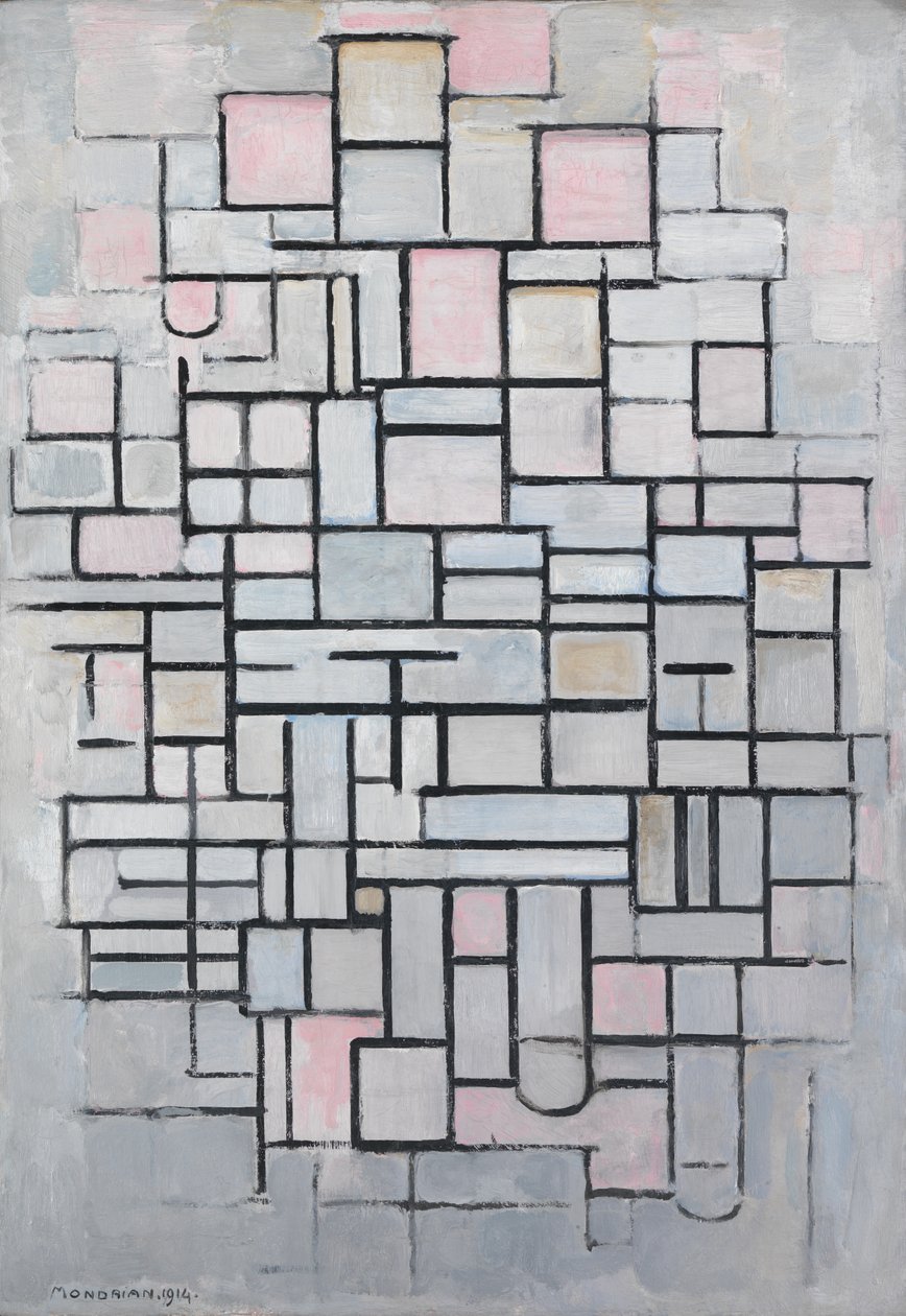 Kompozycja nr IV autorstwa Piet Mondrian