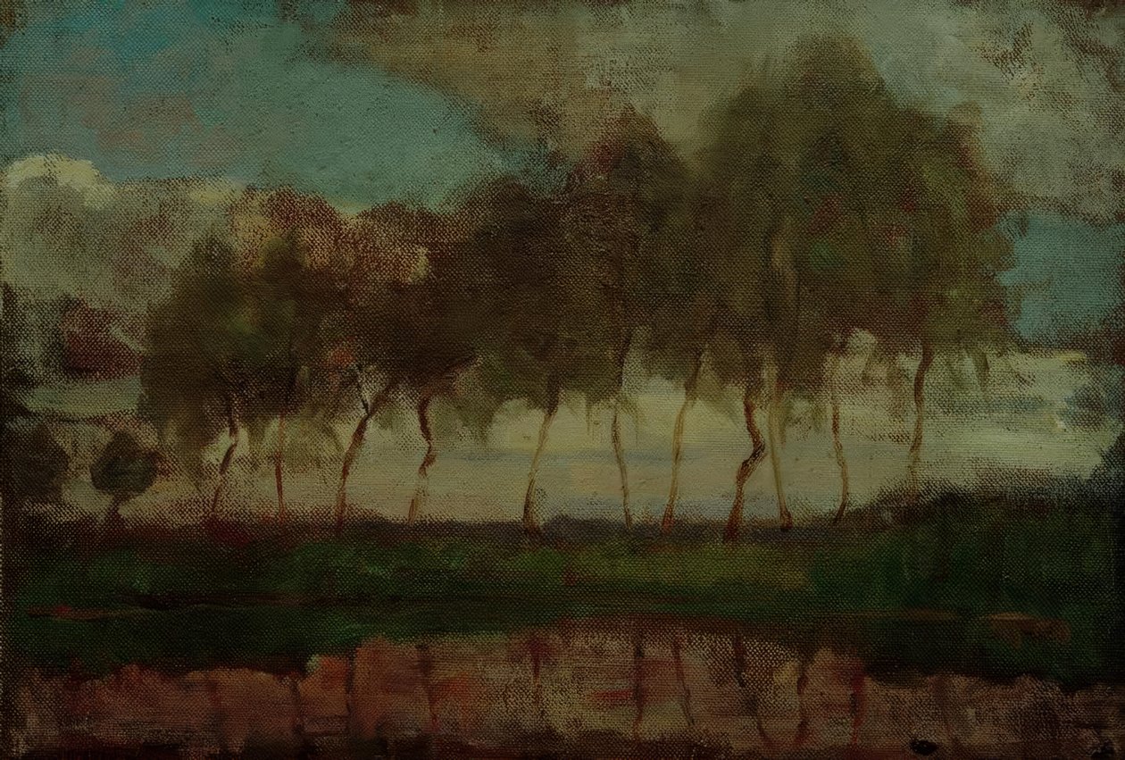 Gein: Drzewa nad wodą autorstwa Piet Mondrian