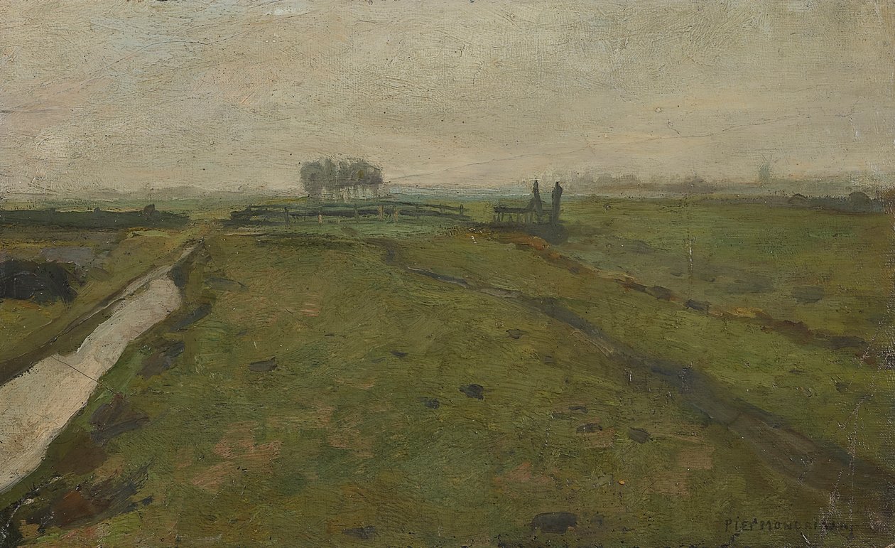 Krajobraz w pobliżu Amsterdamu, ok. 1902. autorstwa Piet Mondrian