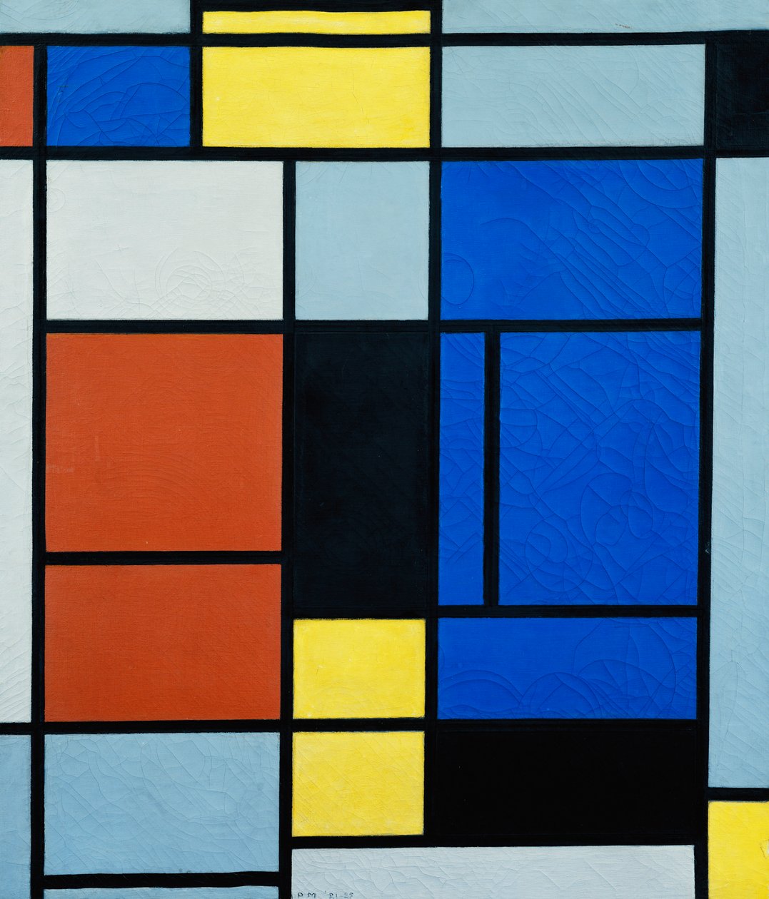 Tabela nr 1 autorstwa Piet Mondrian