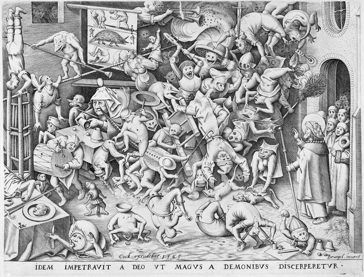 Upadek Maga autorstwa Pieter Bruegel the Elder