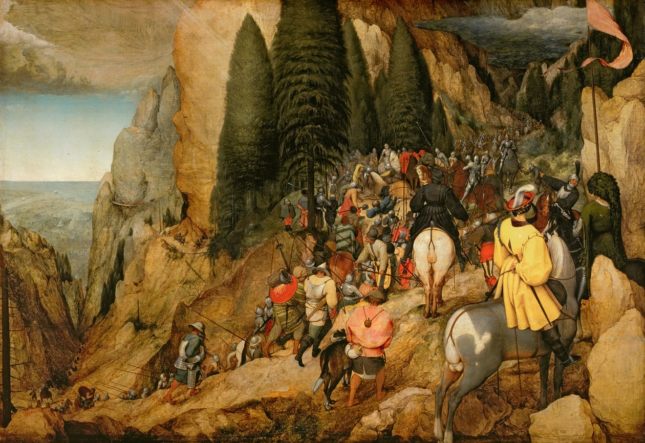 Nawrócenie św. Pawła, 1567 autorstwa Pieter Bruegel the Elder