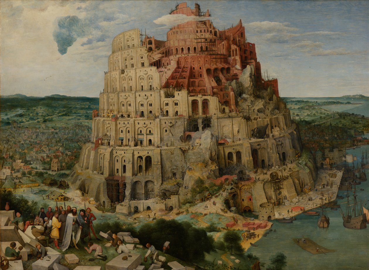 Wieża Babel (Wiedeń) autorstwa Pieter Bruegel the Elder