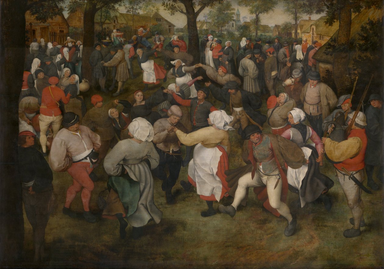 Taniec Oblubienicy autorstwa Pieter Bruegel the Elder