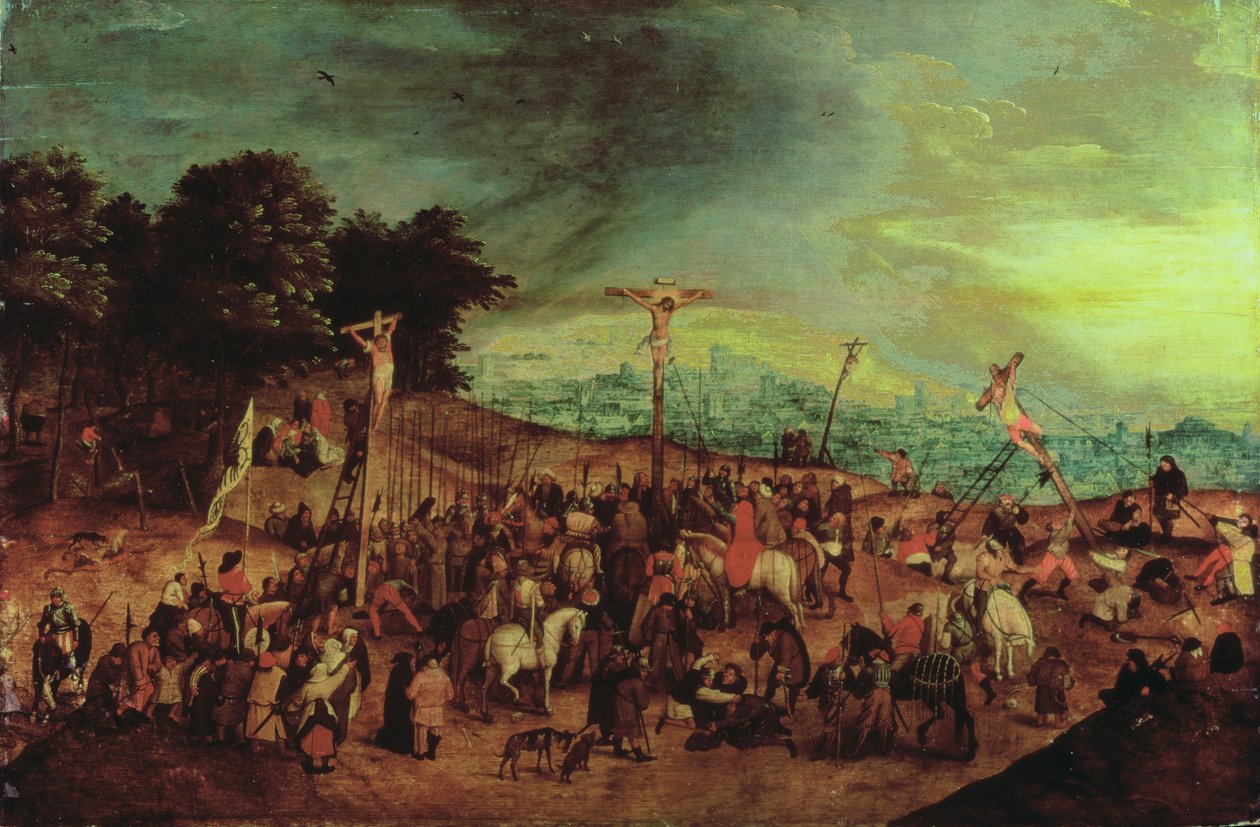 Ukrzyżowanie autorstwa Pieter Brueghel the Younger