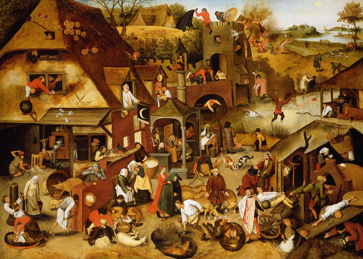 Przysłowia flamandzkie autorstwa Pieter Brueghel the Younger