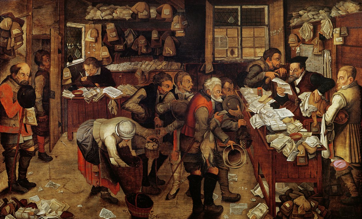 Prawnik wiejski, 1621 r autorstwa Pieter Brueghel the Younger
