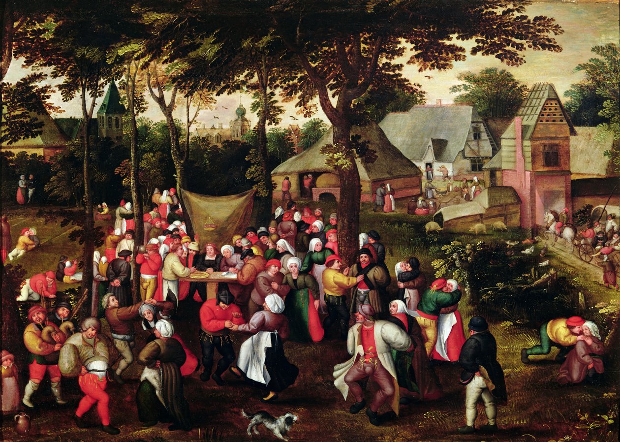 Uczta weselna autorstwa Pieter Brueghel the Younger