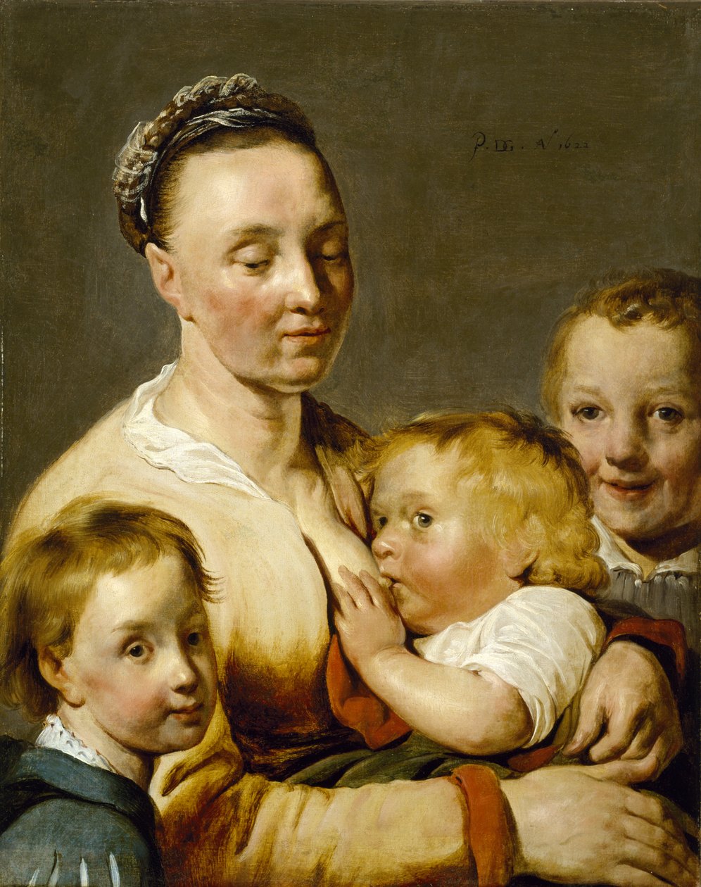 Dobroczynność, 1622 autorstwa Pieter Fransz de Grebber